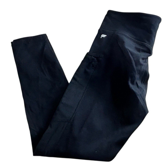 Fabletics Trinity Motion 365* Midrise Athletic Leggings Sz S Black Pockets - Picture 5 of 8
